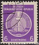 Germany 1954 Coat Of Arms 6 PF Violet Scott  O2